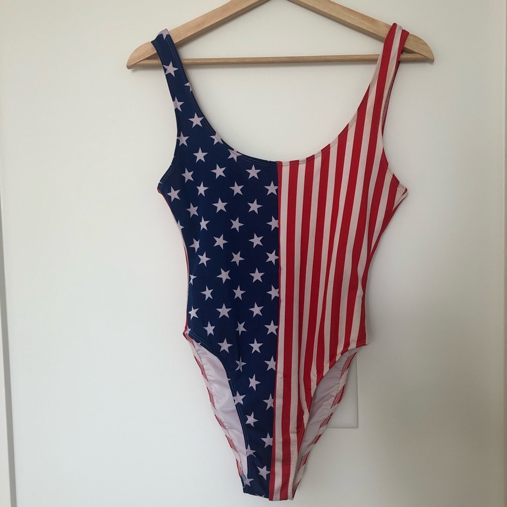 American Apparel American Flag Swimsuit 🇺🇸